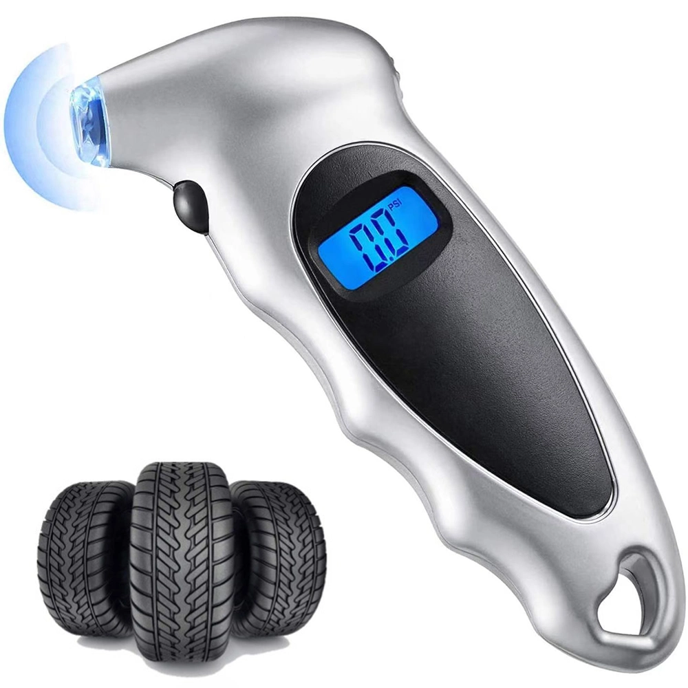 Digital Tire Pressure Gauge 150 Psi with Backlit LCD and Non-Slip Grip Car Accessories - Battery Operated Dropshipping