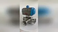 Stainless Steel SS304 SS316 Manual Three Way 3