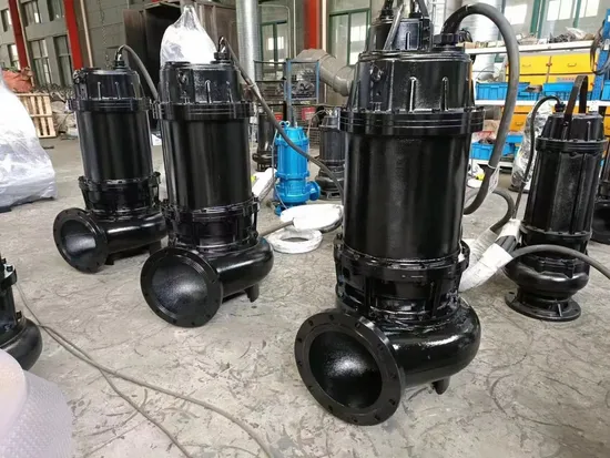 Big Flow Submersible Sewage Effluent Wastewater Centrifugal Pump 