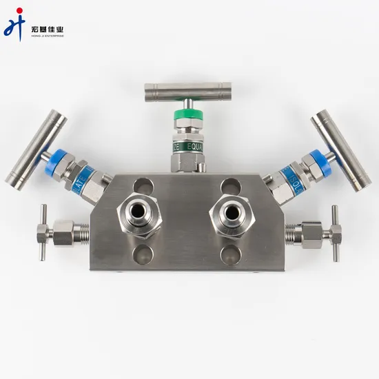 Forging 316L Stainless Steel 3 Way Flange Valve Rosemount Type 3