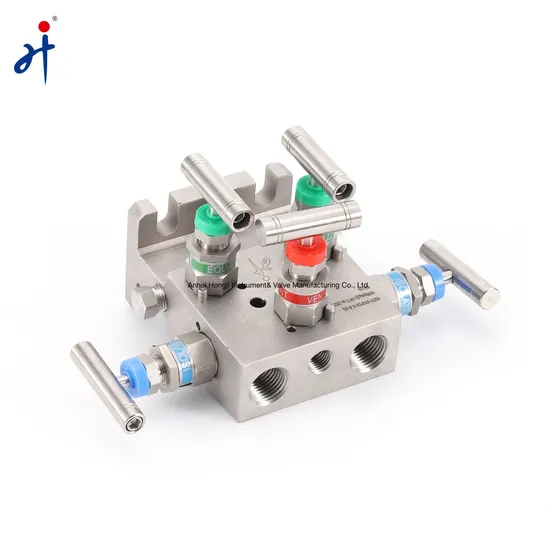 Differential Pressure Gauge Filter Pointer Stainless Steel Double Bellows Differential Pressure Gauge Manifolds 