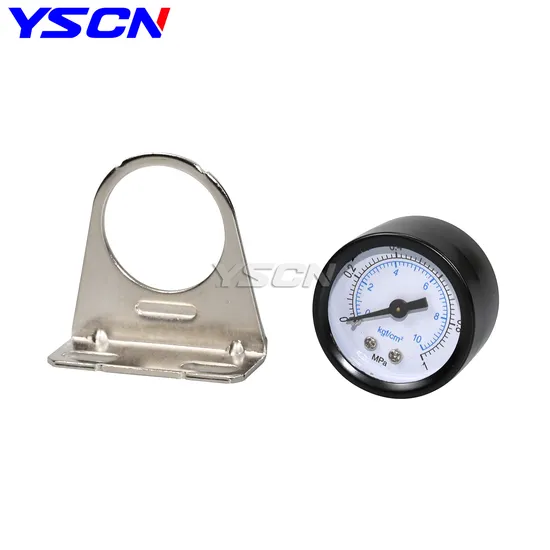 Y40 Y50 Pressure Gauge Bracket Accessories Aluminum Gauge for Air Source Treatment Unit 