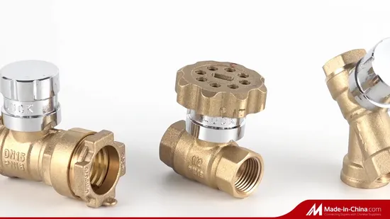 Water Meter Angle Magnetic Lockable Ball Valve Connect PE Pipe 