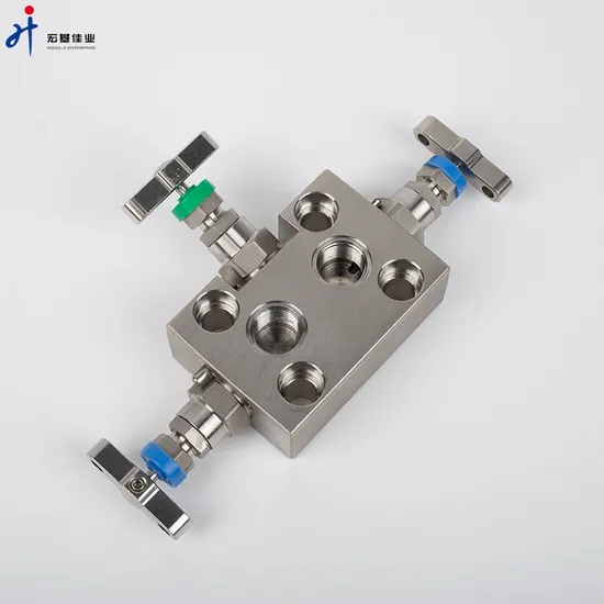 6000psi High Pressure 3 Way Valve Manifolds Produce with Stainless Steel 
